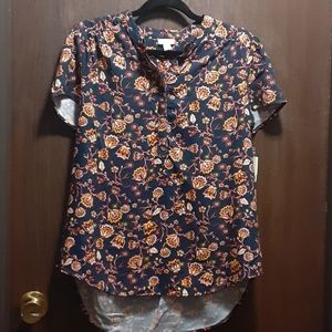 NWT Hinge floral top